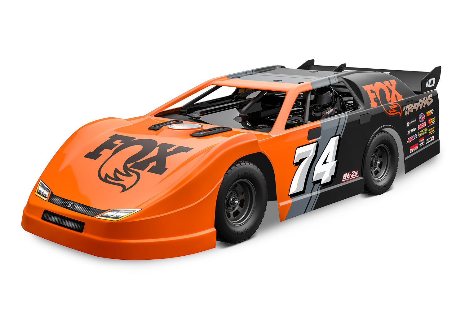 104364-74 Traxxas Slash Late Model BL-2s Fox